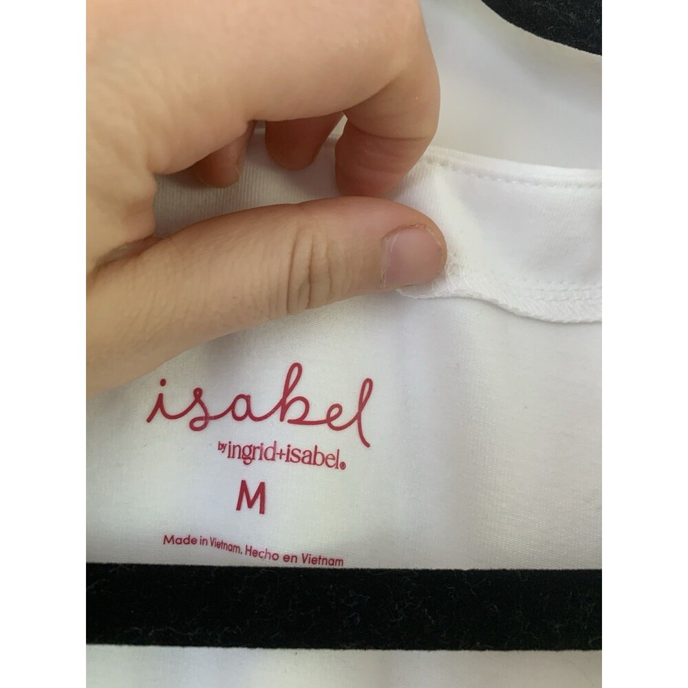NWT Ingrid & Isabel Maternity Cotton Eyelet Midi Dress White - Size XS, Medium - Picture 4 of 11